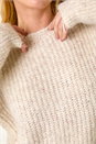 Stone Dusk Fluffy Sparkly Knit Jumper, Image 5 of 5