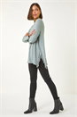 Sage Soft Touch Side Ruffle Top, Image 2 of 5