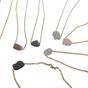 Gold 18ct Gold Vermeil Raw Birthstone Necklace, Image 1 of 1