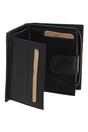 Black Ashwood Leather Black 'G-Purse' Vintage Wash Real Leather Wallet Purse, Image 3 of 3