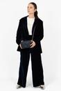 Navy Blue Dual Zipper Crossbody Camera Bag, Image 1 of 3