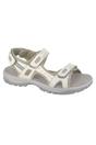 White Leather Sports Sandals, Image 1 of 2