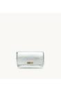 Silver The Maisie Mini Silver Leather Bag, Image 4 of 8