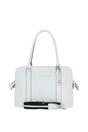 White Ashwood Leather White 'Cuore di Cuoio' 3 Section Large Leather Handbag, Image 1 of 4