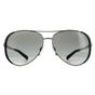 Black Aviator Gunmetal Black Grey Gradient Sunglasses, Image 1 of 4