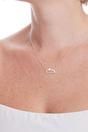 Silver Sterling Silver Snow Capped Mountain Necklace, Image 2 of 4