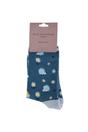 Navy 1 Pack Novelty Animal Patterned Bamboo Socks, Image 2 of 4