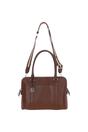 Tan 'Cuore di Cuoio' 3 Section Large Leather Handbag, Image 2 of 4