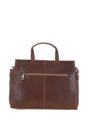 Brown Large Real Leather Grab Bag, Image 3 of 4