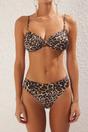 Multi Basic Regular Waist Bikini Bottom with Minimal Clean Finish, Image 2 of 5