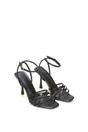 Black 'Ottoline' Strappy Stiletto Heeled Sandals With Ankle Strap, Image 5 of 6