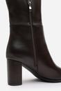 Dark Brown 'Matilda' Over the Knee Heeled Boots, Image 5 of 6