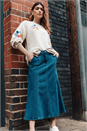 Ivory Floral Rainbow Knit Jumper, Image 1 of 8