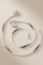 Silver Black Red Enamel Pipe Silver Plated Asian Indian Payal Anklet, Image 1 of 2