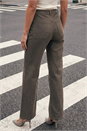 Taupe Petite Cotton Stretch Pocket Jean, Image 3 of 4
