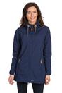 Navy Kristen Long Hooded Waterproof Jacket, Image 4 of 5