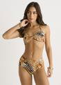 Multi Gini London Multi Gini London Animal Floral Print Bikini Bottom, Image 1 of 4