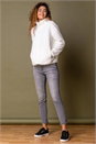 Ivory  Soft Sherpa Fleece Jacket, Image 3 of 4