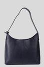 Navy Ashwood Leather Navy 'Splendore di Milano' Real Leather Hobo Shoulder Bag, Image 3 of 4