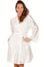 Ivory Camille Lingerie Ivory Satin Chemise And Wrap Set, Image 5 of 5