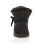 Black Faux Fur Lined Ankle Boots Slippers, Image 6 of 6