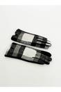 Black Checked Print Gloves, Image 1 of 4