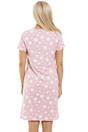 Pink Camille Lingerie Pink Star Print Cotton Nightshirt, Image 3 of 5