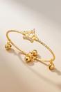 Zircon Crown Charm Adjustable Brass Bracelet For Kids, Image 1 of 2