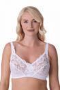 White Camille Lingerie White Soft Lace Cup Non-Wired Bra, Image 1 of 5