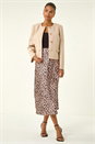 Natural  Buttoned Pocket Jacket, Image 2 of 5