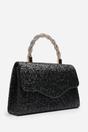 Pluie Glitter Evening Bag With Braided Top Handle, Image 1 of 8