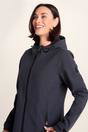 Indigo Enya Longline Waterproof Softshell Jacket, Image 5 of 6