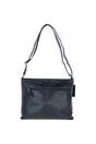 Navy Real Leather Vintage Medium  Shoulder Bag, Image 4 of 4