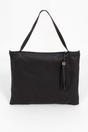 Navy Blue Italian Leather Tote Bag, Image 1 of 2