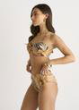 Multi Gini London Multi Gini London Animal Floral Print Bikini Bottom, Image 4 of 4