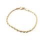 Gold Gold Plated Minimalist Elegan Shiny Rope Bracelet, Image 1 of 1