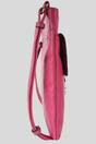 Raspberry 'Heaven' Real Leather Cross Body Bag, Image 4 of 5