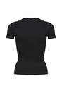 Black Basic Sculpting T-Shirt Smooth Fit, Image 2 of 5