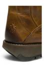 Brown Womens Heel Knee High Zip Up Boots-Mol 2, Image 7 of 8