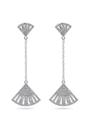Silver Silver colored Seashore Long Earrings, Image 1 of 4