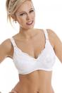 White Non Wired Full Cup Support Mastectomy Bra, Image 1 of 5