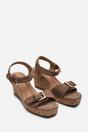 Camel Where's That From Camel Olivine Double Strap Platform Wedge, Image 4 of 6