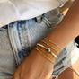 Silver Sterling Silver Bracelet Layering Set, Image 2 of 2