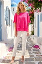 CERISE Double Layered Tunic Top, Image 2 of 4