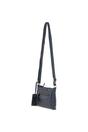 Navy Genuine Leather Crossbody Bag, Image 4 of 6