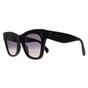 Black Cat Eye Shiny Black Smoke Polarized Catherine CL4004IN, Image 2 of 4