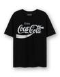 Black Coca Cola Distressed Logo X-Large T-Shirt, Image 1 of 6