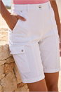 White Cargo Seam Short, Image 4 of 4