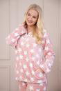 Pink Camille Lingerie Pink White Star Print Pyjama Set, Image 5 of 5