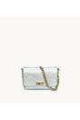 Silver The Maisie Mini Silver Leather Bag, Image 7 of 8